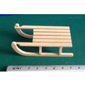Traditional Wooden Sledge 1:12th scale miniature