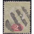 GB, 1887-92 2d green/carmine, SG 200 (Scott #11...