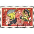 NIGERIA, BIRD, Red-headed malimbe, Malimbus rub...