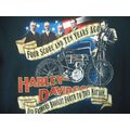 T Shirt Harley Davidson Four Score Ten Years Ag...