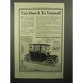 1913 Detroit Electric Car Ad - You Owe it to Yo...