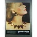 1981 Pierre Cardin Necklace and Earrings Ad