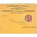 Argentina Illustrated Letter 1935 Ship Mail Bue...