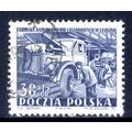 POLAND 1953, Car Industry, Dark Blue, 30 + 15 G...