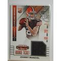 2014 Panini Contenders JOHNNY MANZIEL (Browns) ...