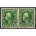443, Used XF 1¢ Coil Pair - Well Centered - PSE...