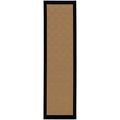2' x 3' Beige and Black Stain Resistant Indoor ...