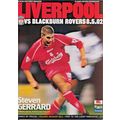 LIVERPOOL v BLACKBURN ROVERS PREMIER LEAGUE 2002