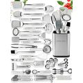 Home Hero 54 Pcs Stainless Steel Kitchen Utensi...
