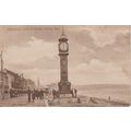 Animated Clock & Parade Looking East Weymouth Dorset Postcard (QDOR478)