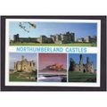 NORTHUMBERLAND POST CARD - NORTHUMBERLAND CASTL...