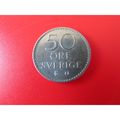 1973 SWEDEN FIFTY ORE FREE POST. Q