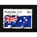 AUSTRALIA 1978 SG657 18c NATIONAL FLAG FINE USED#