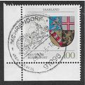 GER 1994 100pf 'SAARLAND'(CORNER MARGIN) FINE U...