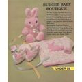 Crochet Baby Pattern Bunny Sweater and Booties