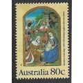 AUS 1989 80c 'CHRISTMAS' FINE USED (EBID67-855)