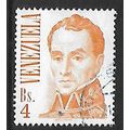 VENEZUELA 1976 4b ORANGE BOLIVAR SG 2325 FINE USED