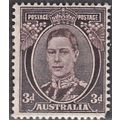 AUSTRALIA, 1942 3d GVI p15 x 14, SG 187 (Scott ...