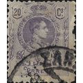 SPAIN, King Alfonso XIII, violet 1920, 20c