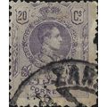 SPAIN, King Alfonso XIII, violet 1920, 20c