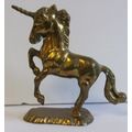 VINTAGE ' BRASS ' UNICORN figurine