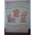 Eighteen Today,, Daughter! - Large Glitter Card...