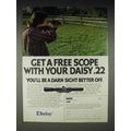 1980 Daisy 922 Rifle Ad - Get A Scope