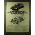 1989 Volvo 760 Car Ad - To find out what separa...