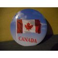 Canadian Flag Pinback