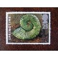 1995 GB Springtime 25p Sweet Chestnut leaves fi...