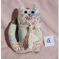 G Vintage Quilt Cat Pillow Tuck Shelf Sitter 7 ...