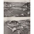 Luarca Italy 2x Aerial Real Photo Postcard s