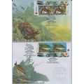 FDC Kyiv EUROPA Cept . Underwater Fauna and Flo...