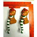 Vintage Plastic Christmas Mantle Sitting Bears ...