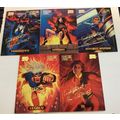 1994 Marvel Masterpieces LOT Of 5 Gold signatur...