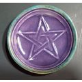 Pentagram, Unique 4.5" Purple Small Offering Bo...