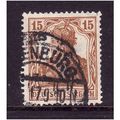 GERMANY 1916 SG100 15pf BROWN FINE USED #1