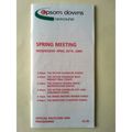 Epsom Horse Racing Racecard Programme Spring Me...
