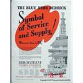 mid-continent supply company 1951 oil gas blue ...