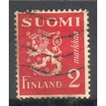 Finland 1936 - 2m red - Rampant Lion - used