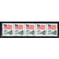 2280a 25c U.S. Flag Very Fine MNH PNC 9/5 KA9141