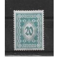 Austria.D517 20k Blue.Mounted Mint.Aug22