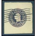 Used U437 2c George Washington Fine Cut Square ...