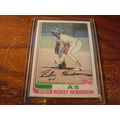 1982 Topps, HOF, RICKEY HENDERSON, A's #610, NI...