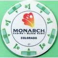 Monarch. $1 Casino Chip. W. Black Hawk, CO. Z60.