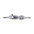 Sterling Silver Crimp set with 9 mm Lobster Cla...