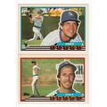 Two 1989 Topps Big Brewers cards #100 Greg Broc...