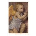 A KNEELING ANGEL by Luini 1962 postmark used vi...