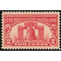 627, Mint XF NH 2¢ Liberty Bell - A GEM * Stuar...