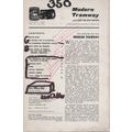 Modern Tramway No. 289 January 1962 (Marked Cov...